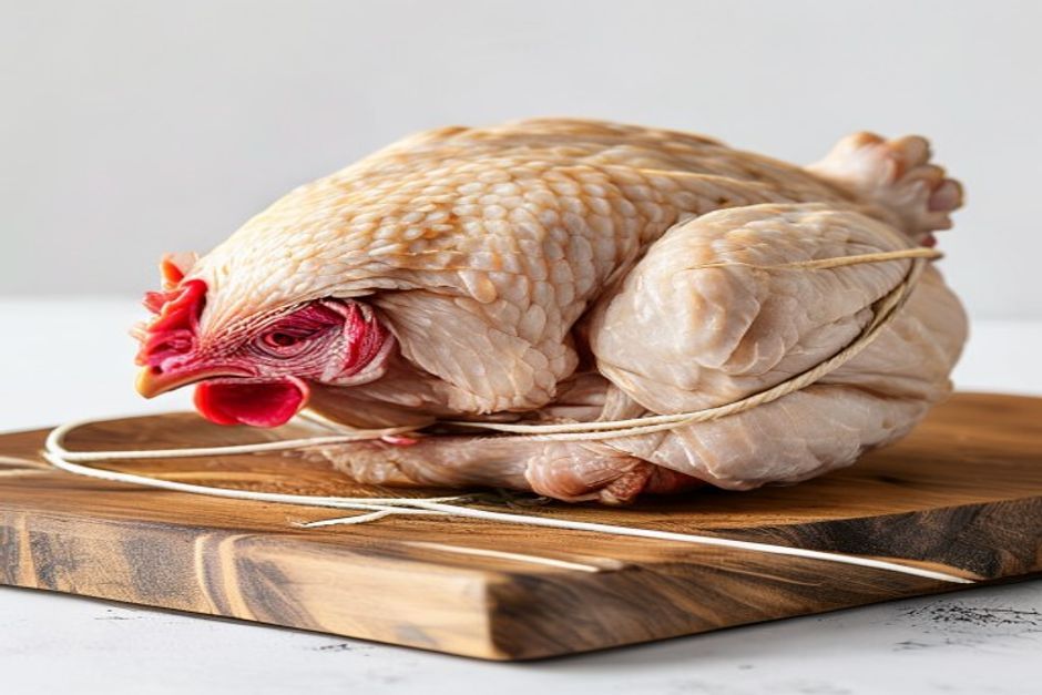 Bridage de la partie supérieure et inférieure : la technique du chef pour une volaille parfaite