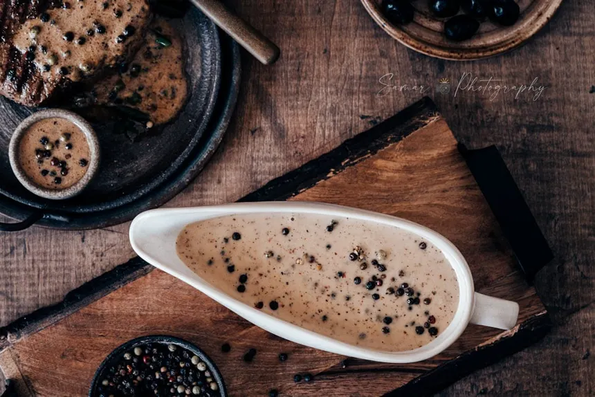 Sauce au poivre - Recette facile et rapide