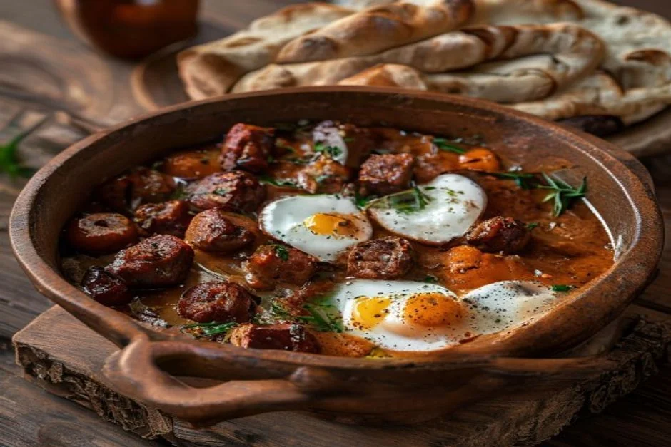 Ojja tunisienne aux oeufs et merguez : la recette authentique et généreuse