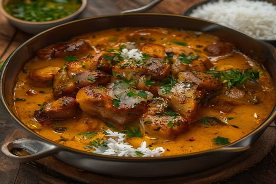 Poulet au curry indien