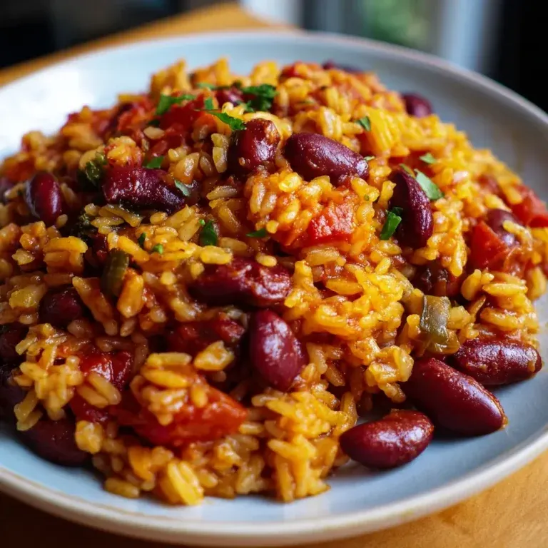 Riz et haricots rouges à l'espagnole