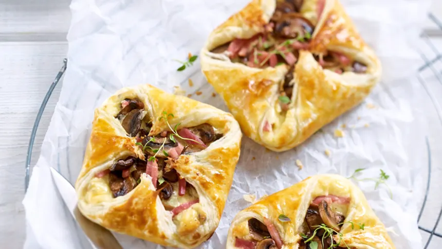 Feuilletés aux champignons