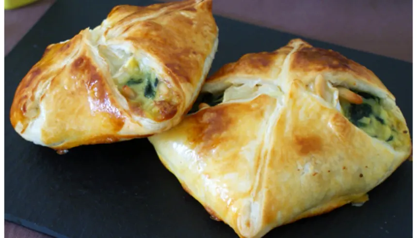 Feuilletés aux épinards