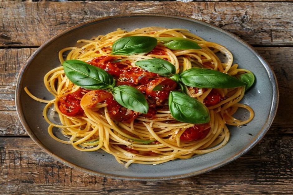 Sauce napolitaine et spaghettis : la recette simple et parfumée