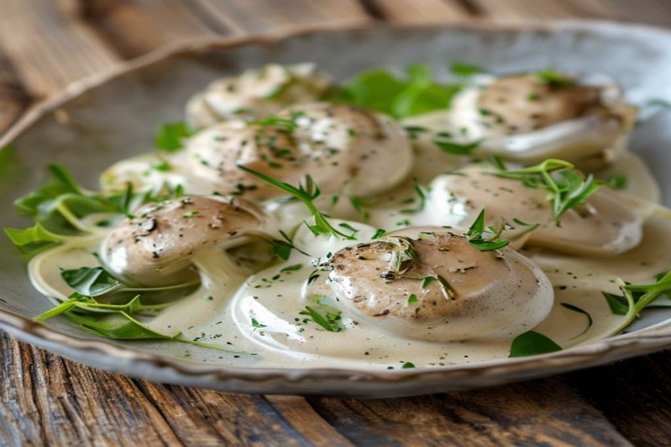 Champignons blancs à la crème : recette fraîcheur aux accents toscans
