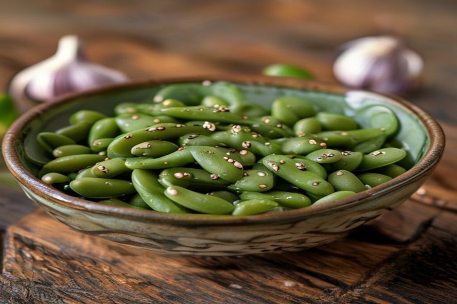 Fèves sautées à l'ail : la recette rapide et savoureuse