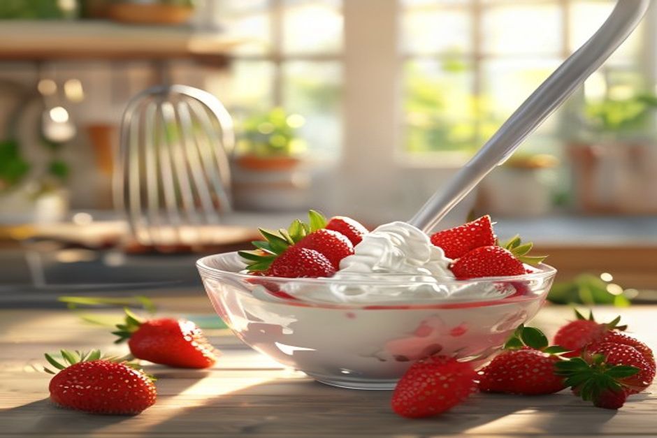 Crème à la fraise légère et sans cuisson : la recette express qui va vous surprendre