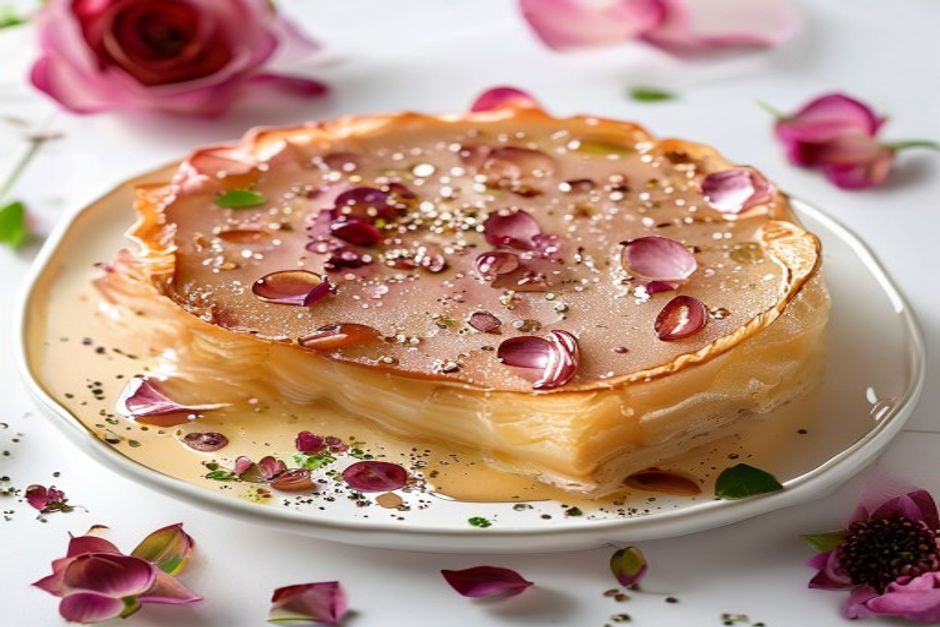 Flan à l'eau de rose et à l'anis : une recette délicatement parfumée
