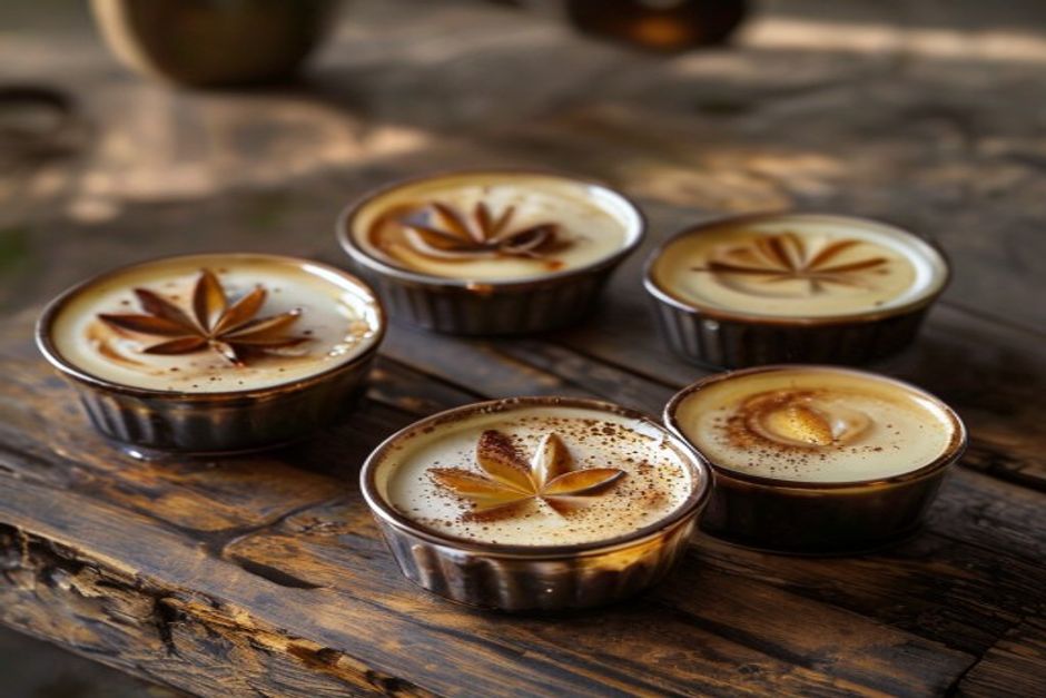 Petits pots de crème au café et gingembre : recette facile et onctueuse