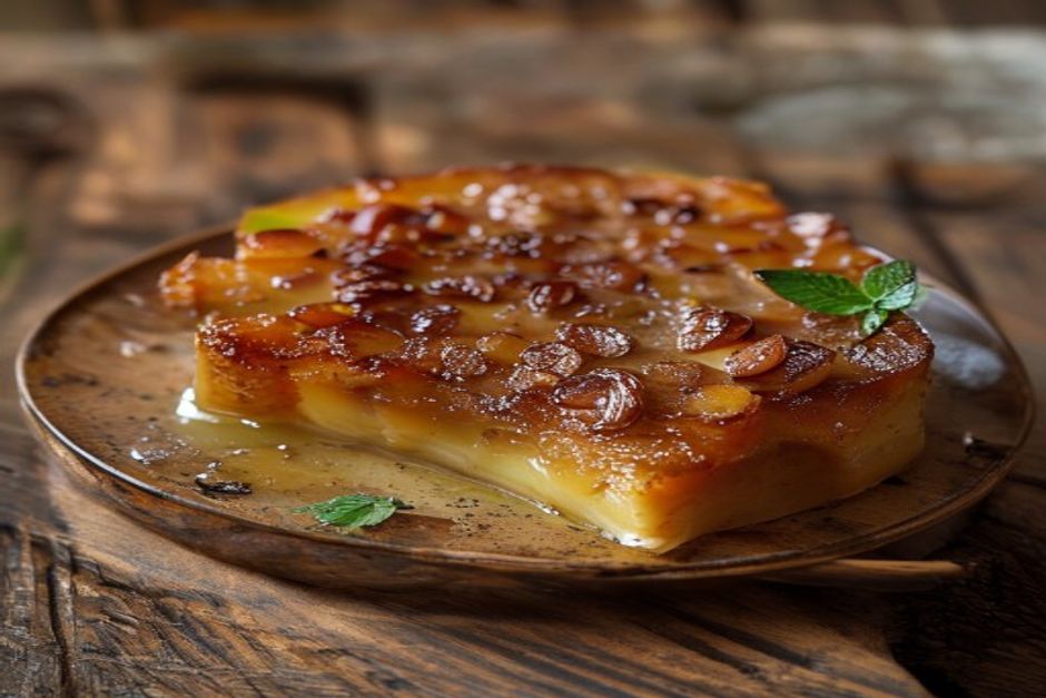 Pudding Sucré aux Amandes et aux Dattes
