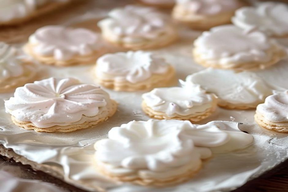 Meringues légères et croustillantes