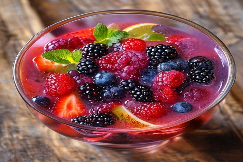 Soupe de fruits rouges : la recette express et savoureuse