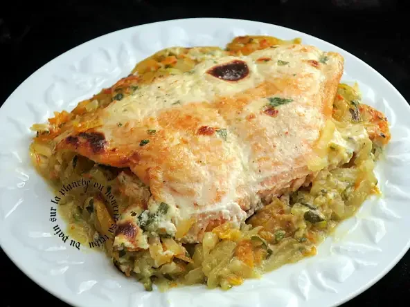 Pavés_de_morue_piqués_au_saumon_fumé_garniture_de_légumes