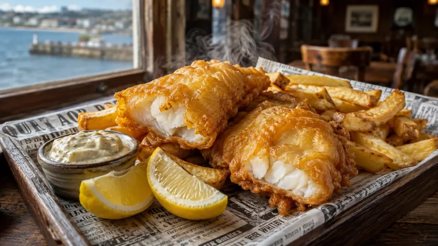 Filets de Poisson Panés à l'Anglaise :