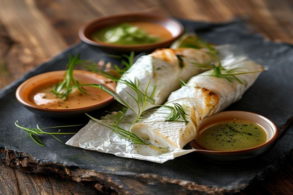 Bar en Papillote, Sauce Fenouil et Sauce Homard : La Recette Signature de Robuchon