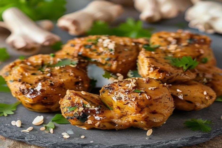 Bouchées de poulet au beurre de cacahuètes : recette exotique et savoureuse