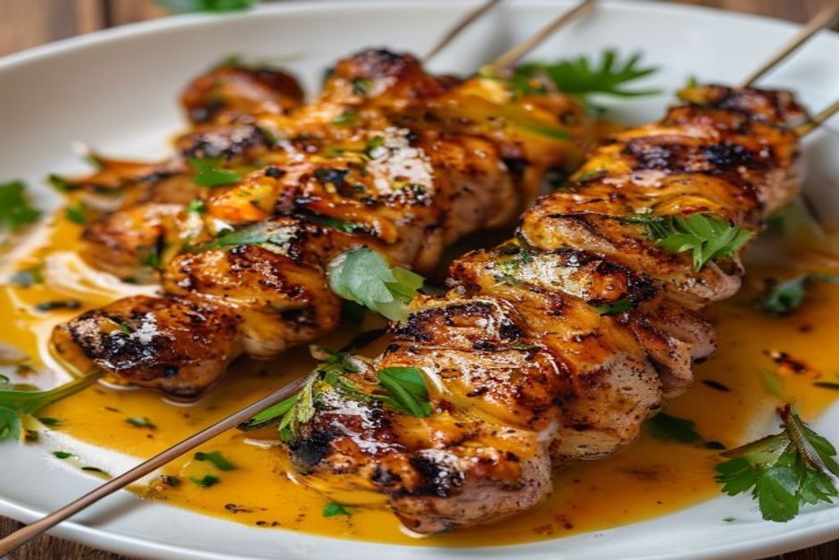 Brochettes de Poulet aux Poireaux et Sauce Curry : La Recette Robuchon à Réaliser chez Vous