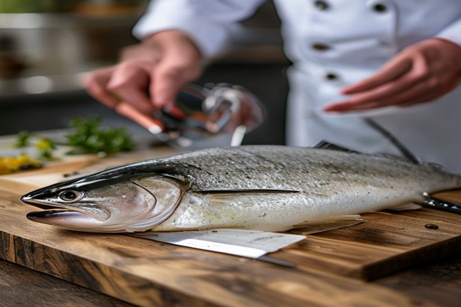 Colin décapité et habillé : technique pas à pas pour un poisson prêt à cuisiner