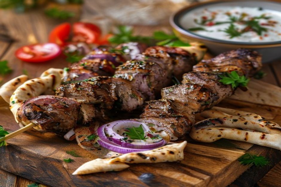 Keftes d'agneau en brochette sauce yaourt : un voyage en Grèce à chaque bouchée