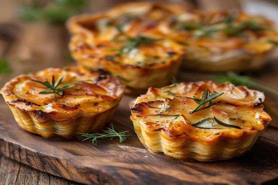 Mini quiche aux légumes croustillants : le plaisir d'une entrée chaude et savoureuse