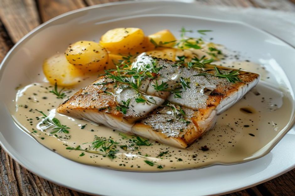Truites pochées au court-bouillon, beurre blanc : l'élégance de la cuisine française