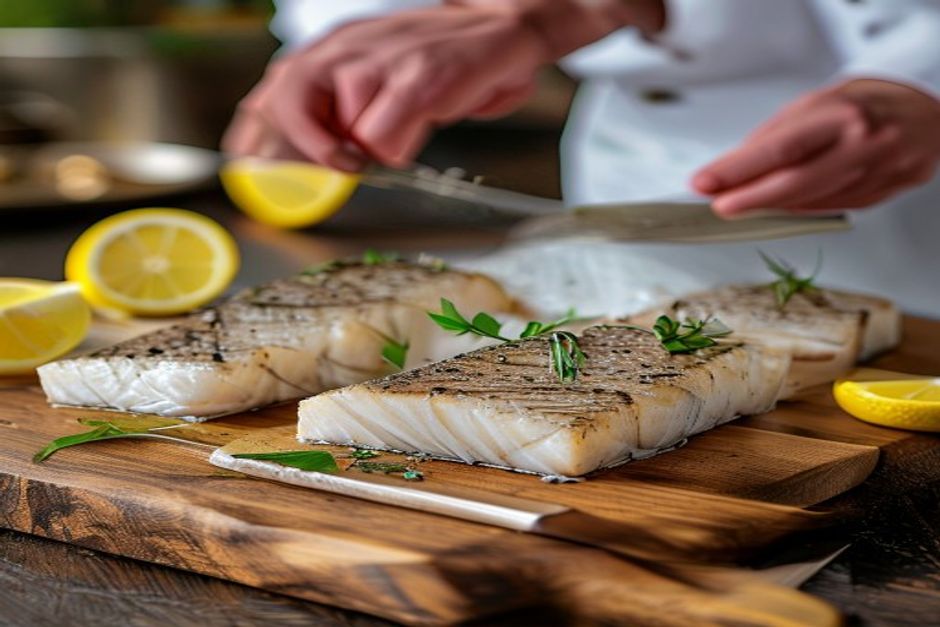 Turbot en tronçons : la technique du chef pour des portions parfaites