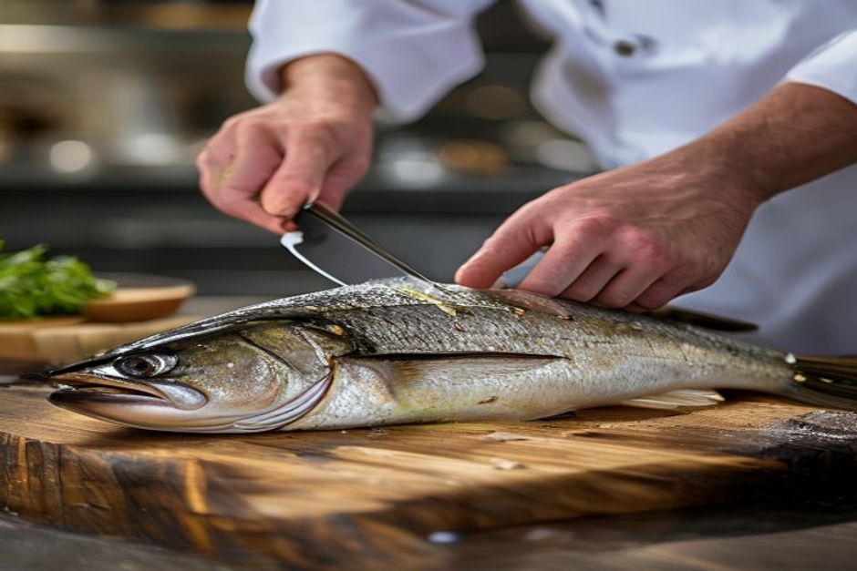 Turbot fendu en deux : la technique du chef pour un poisson parfait