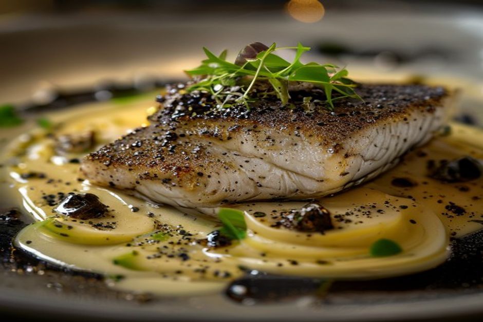 Turbot purée de céleri-rave aux truffes : L'excellence selon Robuchon revisitée