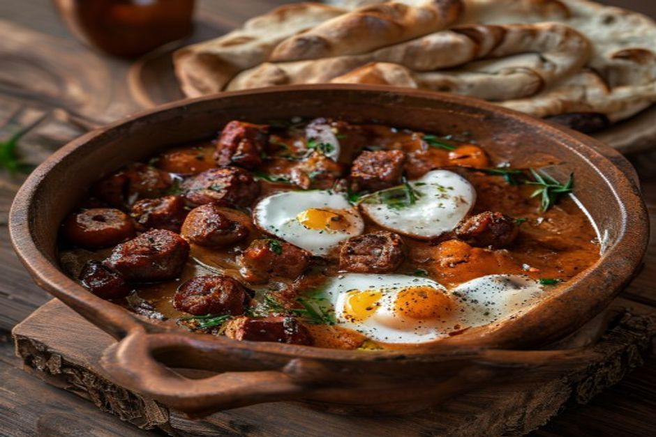 Ojja tunisienne aux oeufs et merguez : la recette authentique et généreuse