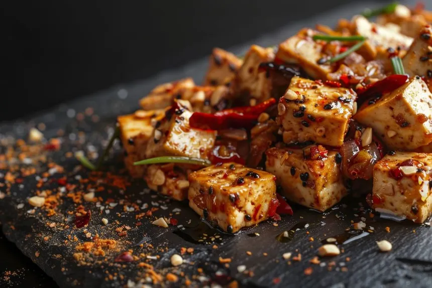 Tofu à la sauce d’huître