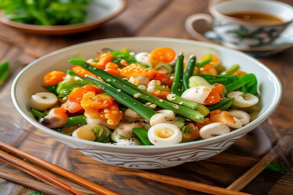 assortiment de legumes de hainan