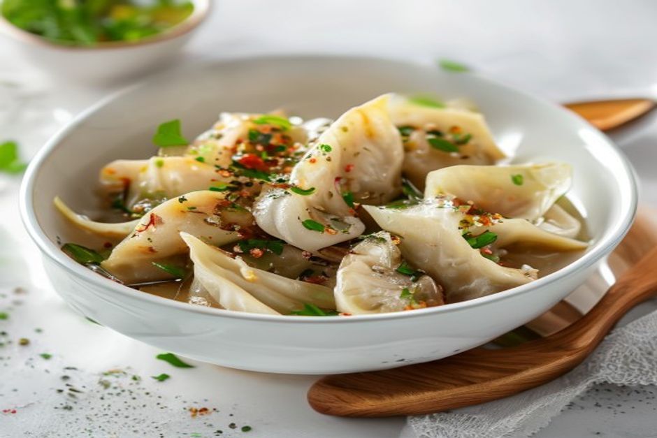 Won Tons à la sauce d’huître