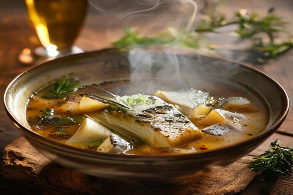 Bouchées de Poisson au Vin