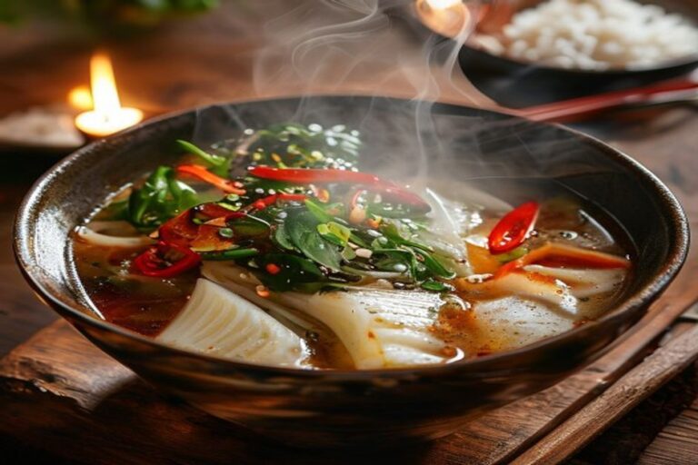 Soupe de Poisson au Kimchi