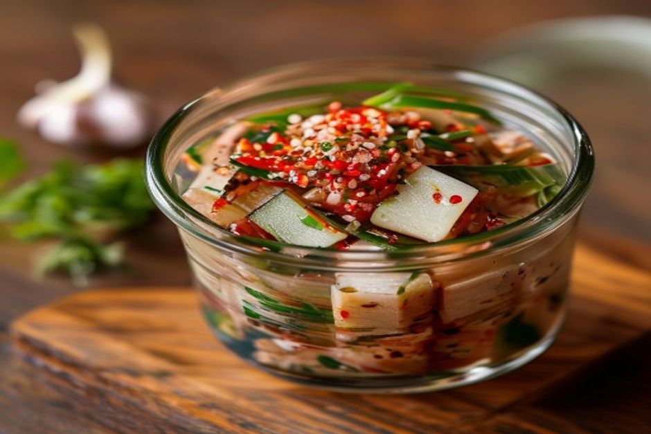Kkakdugi Authentique : Daikon Fermenté à la Coréenne