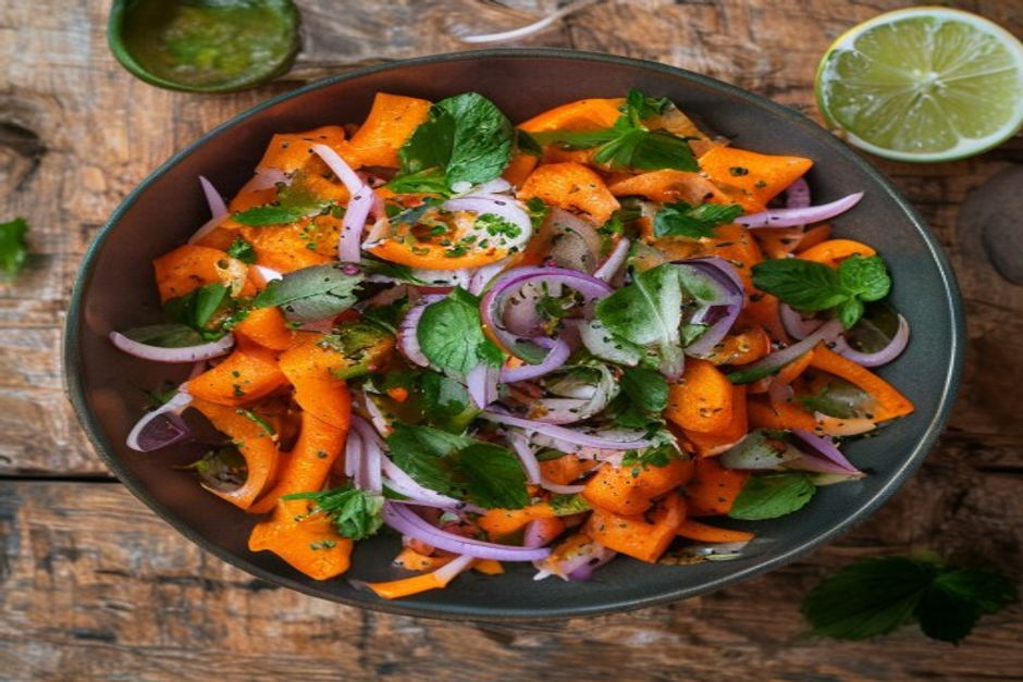 Salade de carottes indienne