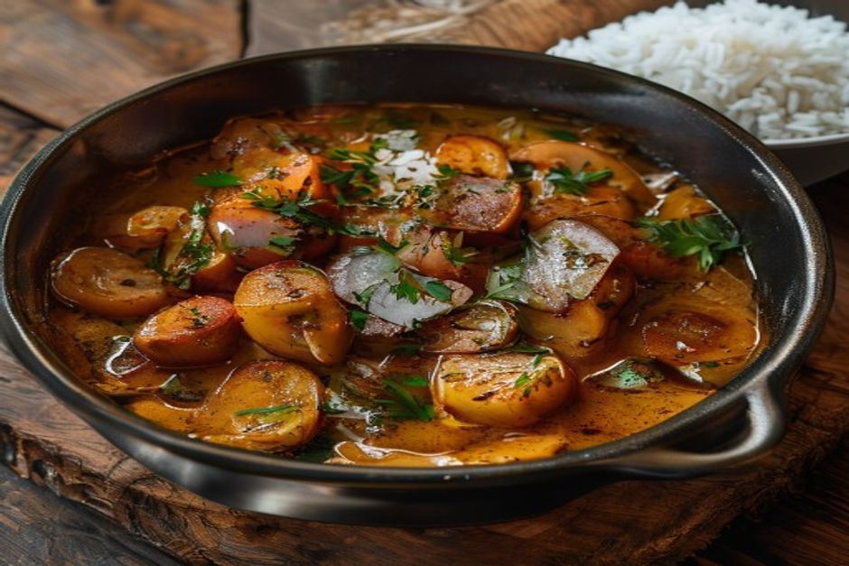 Curry de bœuf, porc ou agneau