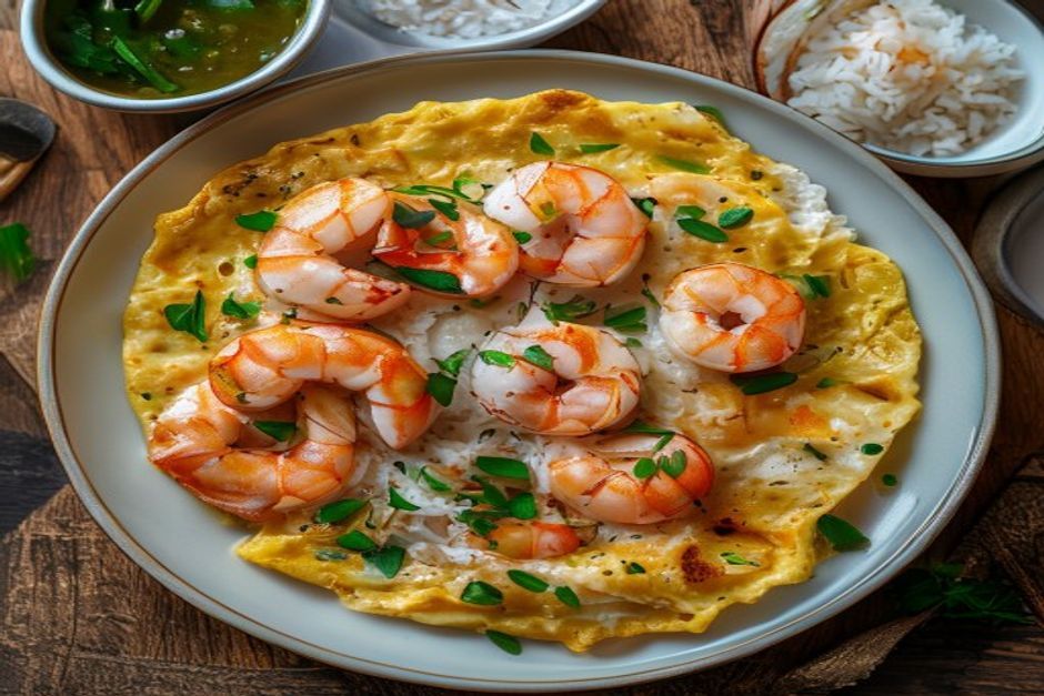 L'omelette vietnamienne aux crevettes : un voyage gustatif inoubliable