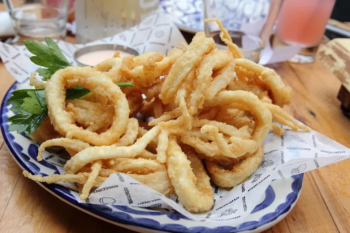 Calamars frits