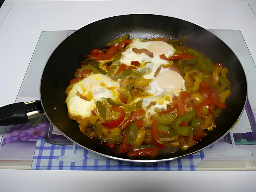 Oeufs frits à l’espagnole