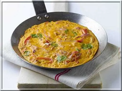 Omelette plate à l’espagnole