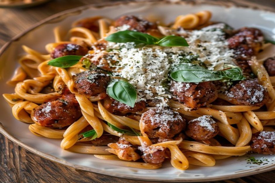 Ziti al Ragù di Polpettine