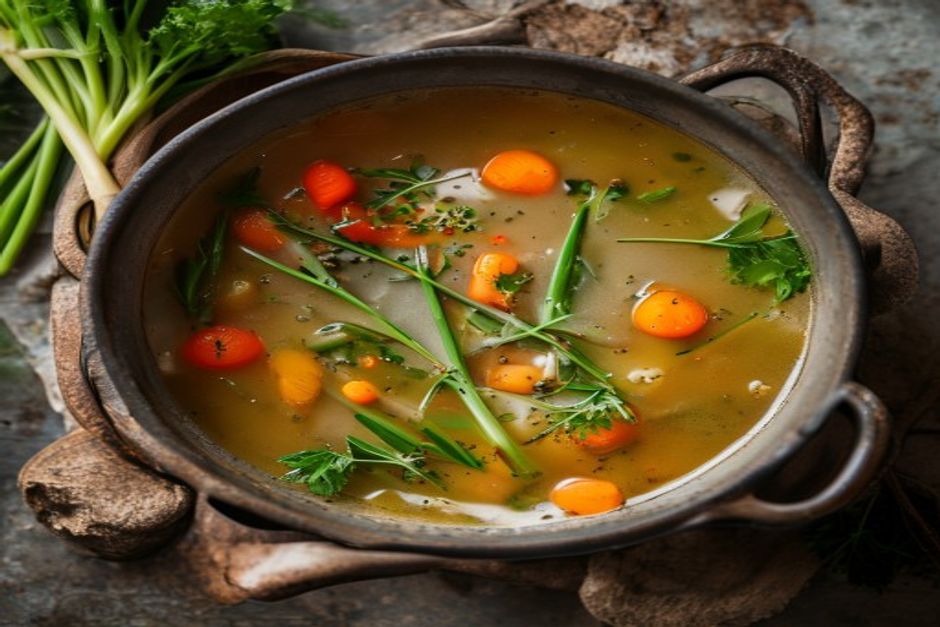 Bouillon de légumes à l'italienne