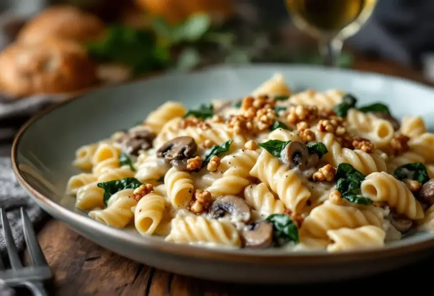Pâtes au fromage italien