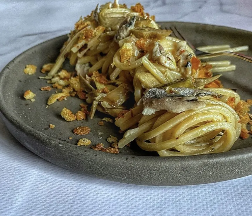 Pâtes aux Sardines 
