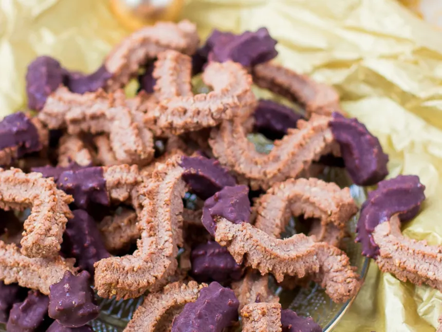 Spritz bredele au chocolat : des biscuits sablés irrésistibles pour Noël