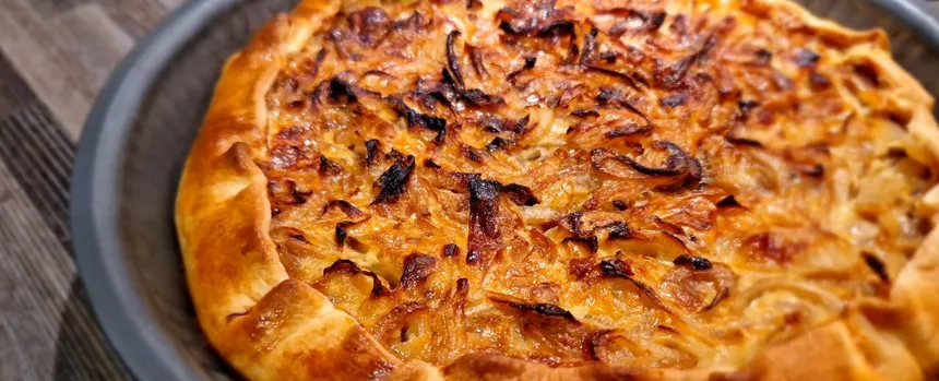 tarte a loignon dalsace