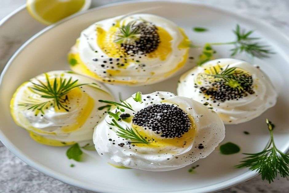 oeufs de caille et caviar aquitaine