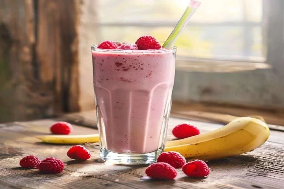 Smoothie Lait Framboise Banane : la Recette Express et Gourmande