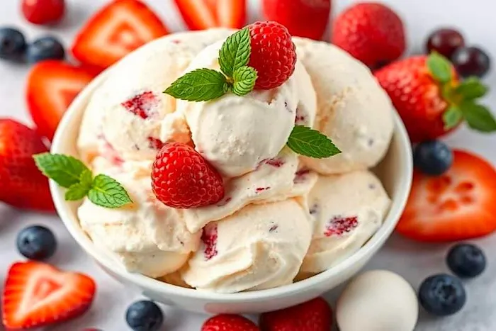 Découvrez la Glace italienne aux fruits parfaite pour 6 personnes en 5 minutes